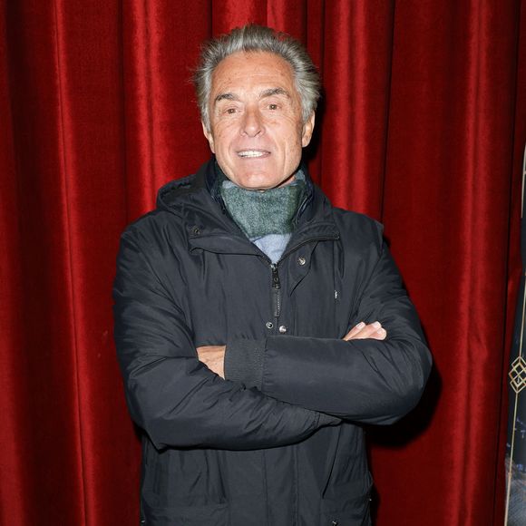 Gérard Holtz - Générale de la comédie musicale "Victor Lustig, l’homme qui vendit la Tour Eiffel" au théâtre Bobino à Paris le 22 octobre 2025. © Coadic Guirec/Bestimage