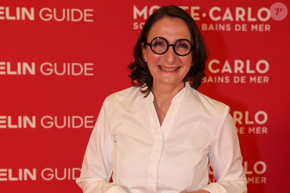 Etoiles Michelin 2026 - La cheffe Anne-Sophie Pic à l'Hôtel de Paris Monte-Carlo, lors du Dîner des Chefs à la veille de la Cérémonie des remises des Etoiles Michelin à Monaco, le 15 mars 2026. © Jean Marc Lhomer/Bestimage