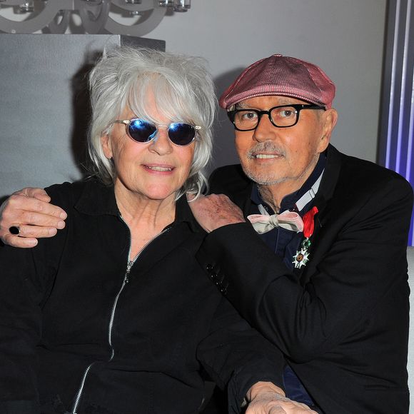Catherine Lara et Eric Charden lors de la remise de la légion d'honneur à Eric Charden par Michel Drucker le 13 avril 2012  © Guillaume Gaffiot /Bestimage