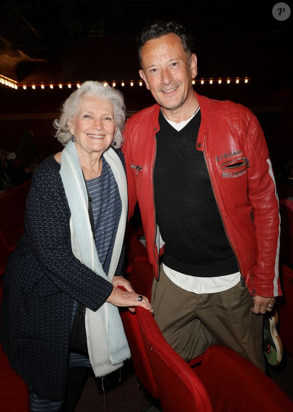 Exclusif - Marie-Christine Barrault lors de la générale de la pièce "Amis pour la vie" au théâtre de l'Oeuvre à Paris le 24 avril 2025. La représentation est suivie d'un cocktail.

© Coadic Guirec / Bestimage