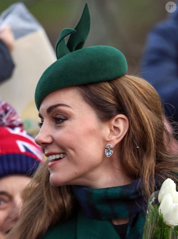 Catherine Kate Middleton, princesse de Galles - La famille royale britannique se rend à la messe de Noël à Sandringham le 25 décembre 2024.
© Stephen Daniels / Alpha Press / Bestimage