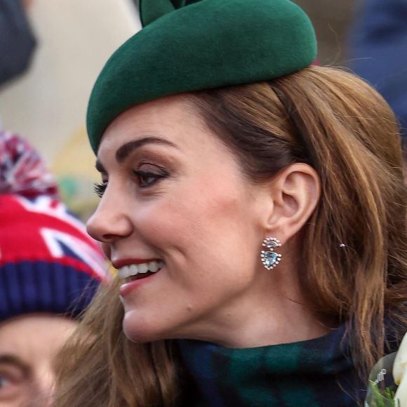 Catherine Kate Middleton, princesse de Galles - La famille royale britannique se rend à la messe de Noël à Sandringham le 25 décembre 2024.
© Stephen Daniels / Alpha Press / Bestimage