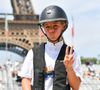 Très active sur les réseaux, la passionnée d'équitation partage souvent ses rendez-vous esthétiques. Poses de faux cils ou de faux ongles... Giulia ne laisse rien au hasard !

Giulia Sarkozy sur Valentine lors de la coupe Kids Cup L'Envol lors du Longines Paris Eiffel Jumping le 20 juin 2025.

©Perusseau / Veeren / Bestimage