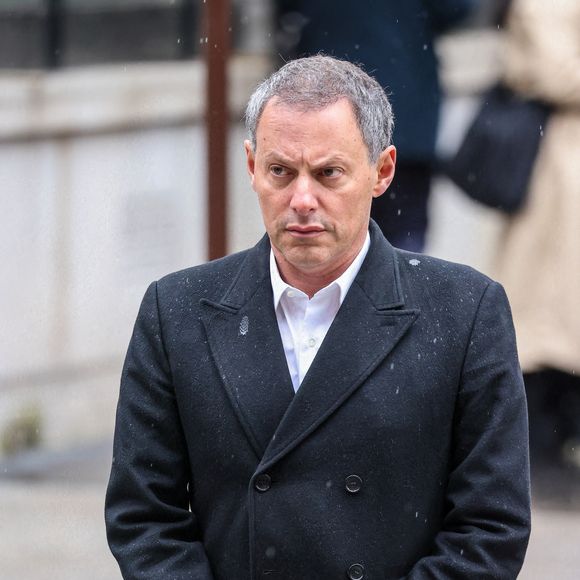 Marc-Olivier Fogiel - Obsèques de l'ancien ministre de la Culture Frédéric Mitterrand en l'Église Saint-Thomas d'Aquin à Paris. Le 26 mars 2024
© Jacovides-Moreau / Bestimage