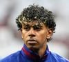 Ce partenariat de cinq ans, qui débutera à l’été 2026, inclura plusieurs campagnes internationales ainsi que des collections en édition limitée.

Lamine Yamal, du FC Barcelone, lors du match retour des quarts de finale de la Ligue des champions 2025/2026. 14 avril 2026. (ALTERPHOTOS/Acero)
