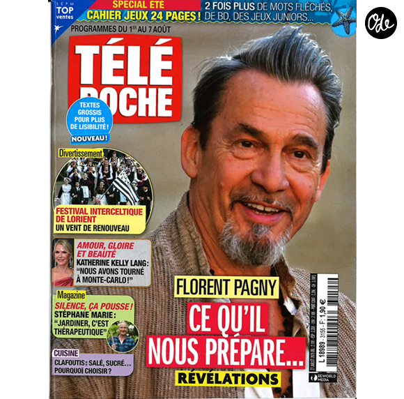 Florent Pagny dans Télé Poche du 1er au 7 août 2026 ©Télé Poche