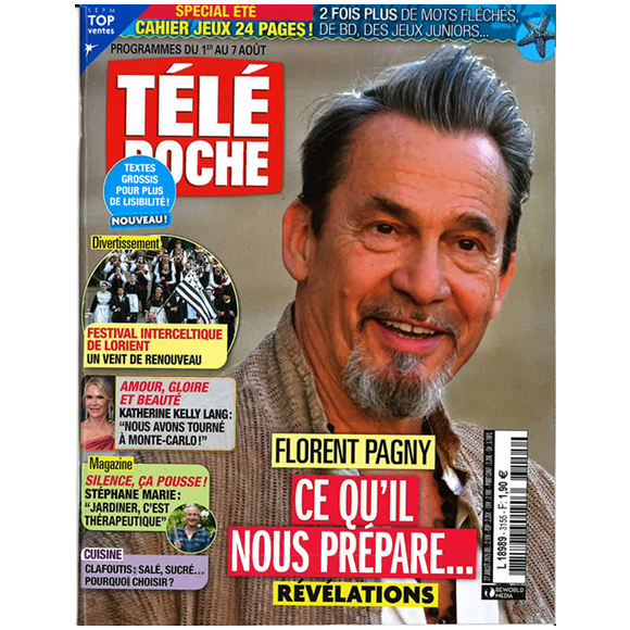 Florent Pagny dans Télé Poche du 1er au 7 août 2026 ©Télé Poche