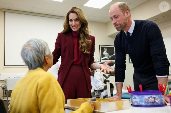 Le prince William, prince de Galles et Catherine Kate Middleton, princesse de Galles visitent l'hôpital Charing Cross à Londres le 8 janvier 2026. Photo par Isabel Infantes / Pool / Julien Burton / Bestimage
