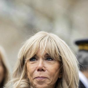 La Première dame française Brigitte Macron lors d'une visite dans un collège parisien sur le thème du harcèlement scolaire lors de la journée nationale de lutte contre le harcèlement scolaire à Paris, France, le 9 novembre 2023. Photo par Eliot Blondet/ABACAPRESS.COM