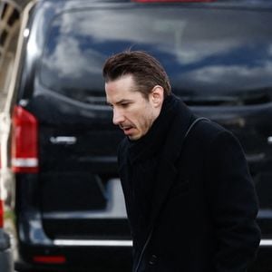Jeremy Ferrari - Obsèques d'Isabelle Mergault à la Coupole du Père-Lachaise à Paris le 30 mars 2026. © Cyril Moreau - Dominique Jacovides / Bestimage