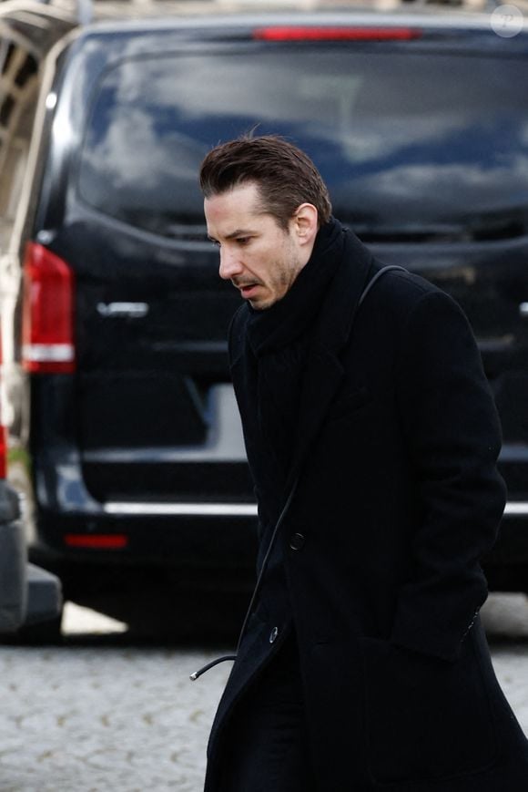 Jeremy Ferrari - Obsèques d'Isabelle Mergault à la Coupole du Père-Lachaise à Paris le 30 mars 2026. © Cyril Moreau - Dominique Jacovides / Bestimage