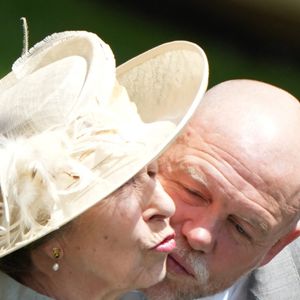 La princesse Anne, Mike Tindall  lors du premier jour des courses hippiques "Royal Ascot 2025", le 17 juin 2025. (Julien Burton / Bestimage).
