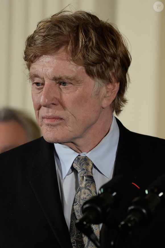 Robert Redford - Les célébrités reçoivent la Médaille présidentielle de la Liberté des mains du président Barack Obama à Washington, le 22 novembre 2016 © Christy Bowe/Globe Photos via Zuma/Bestimage