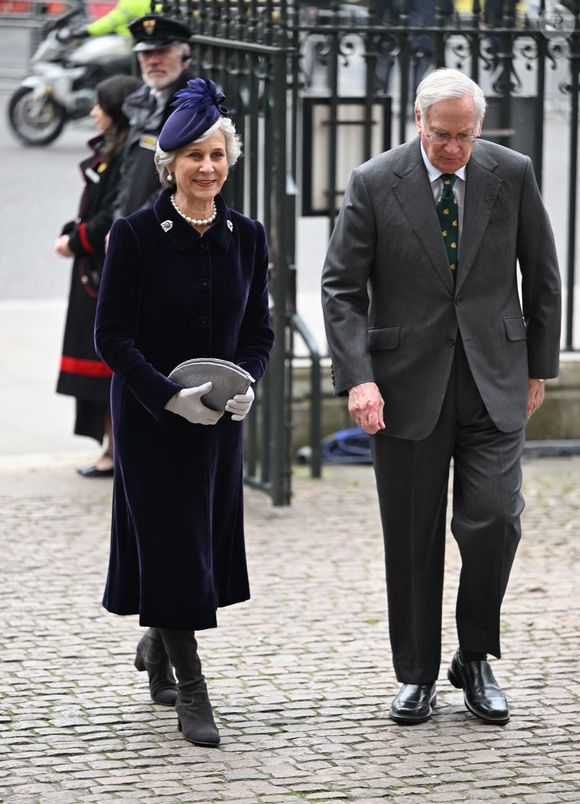 Brigitte van Deurs, duchesse de Gloucester - La famille royale britannique célèbre le 76ème Commonwealth Day à l'abbaye de Westminster à Londres, le 10 mars 2025.