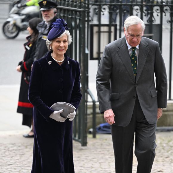 Brigitte van Deurs, duchesse de Gloucester - La famille royale britannique célèbre le 76ème Commonwealth Day à l'abbaye de Westminster à Londres, le 10 mars 2025.