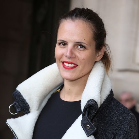 Laure Manaudou - Arrivées des people au défilé de mode, collection prêt-à-porter automne-hiver 2014/2015 "Guy Laroche" au Grand Palais à Paris. Le 26 février 2014. © Guignebourg - Veeren /Bestimage
