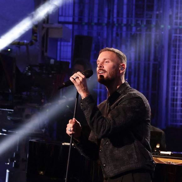 Matt Pokora (M. Pokora) lors de l'enregistrement de l'émission Le Grand Echiquier - Spécial Claude François présentée par C.Chazal et A.Manoukian et diffusée le 13 janvier sur France, à l'Opéra royal du château de Versailles, accompagné par l'Orchestre de l'Opéra Royal à Versailles, France, le 16 septembre 2025. Jack Tribeca/Bestimage