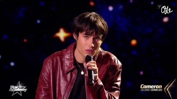 Cameron fait partie de la nouvelle promotion de la "Star Academy". Capture d'écran TF1