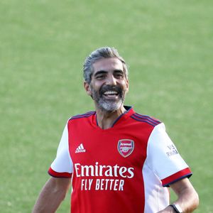 Ary Abittan au match amical de football entre amis, au profit de l'association "Plus fort la vie" au stade Marcel Aubour de Saint-Tropez, Côte d'Azur, le 7 août 2021. © Dominique Jacovides/Bestimage