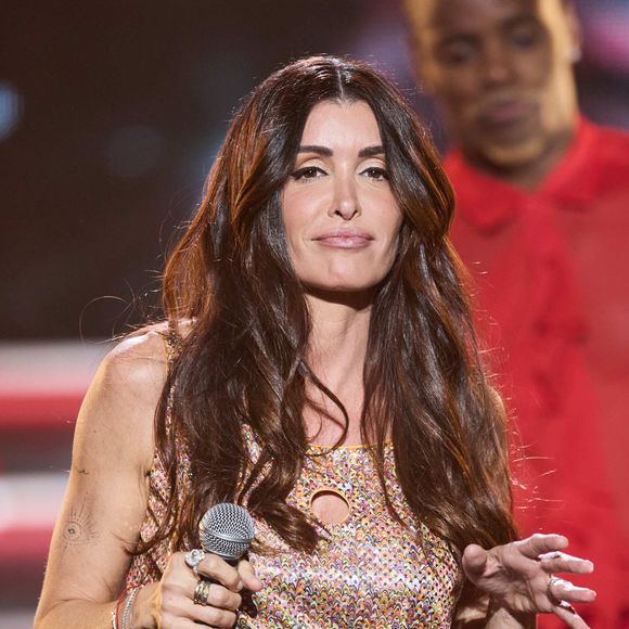 Exclusif - Jenifer - Enregistrement de l'émission "Les 50 ans du Disco, les stars chantent pour le Sidaction" au Dôme de Paris, France, le 15 mars 2023, diffusée le 25 mars sur France 2. © Guirec-Moreau/Bestimage