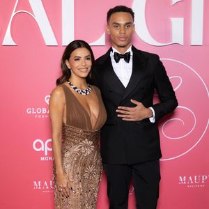 Eva Longoria et Alexandre Grimaldi assistent au premier Global Gift Gala sponsorisé par 'APM Monaco' organisé à Monaco, à la Salle Empire de l'Hôtel de Paris. Le 04/10/2025. Crédit Olivier Huitel/Pool/Bestimage