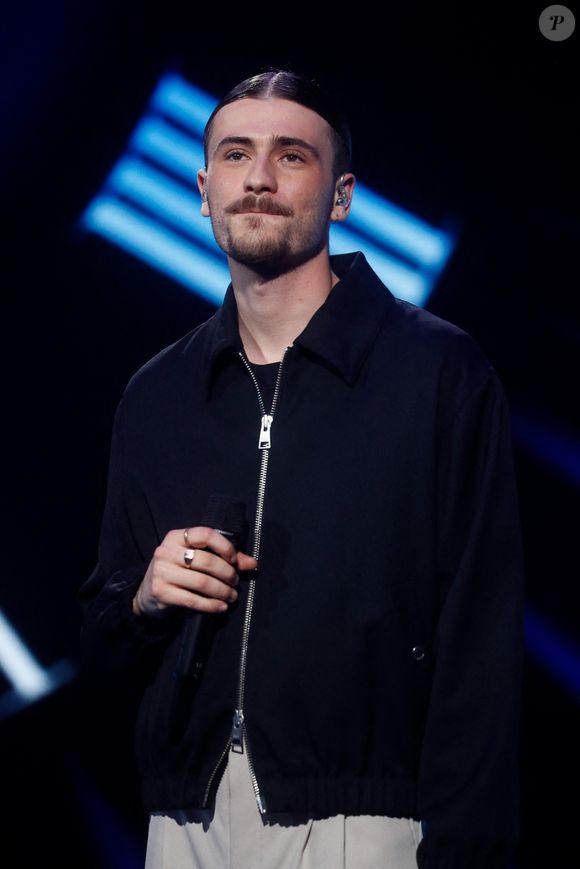 Exclusif - Pierre Garnier (gagnant Star Academy 2024) - Enregistrement de l'émission "Ce soir on chante pour les 100 ans des droits de l'enfant, avec l'Unicef", présentée par E.Gossuin et J.Anthony et diffusée le 12 mars sur W9
© Christophe Clovis / Bestimage