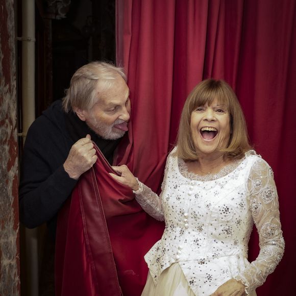 Exclusif - Jean-Jacques Debout, Chantal Goya, lors de la représentation pour Les Pièces Jaunes du Cirque Bouglione au Cirque d'Hiver organisée par le couturier Stéphane Rolland, Paris, France, le 10 janvier 2026. © Jack Tribeca / Bestimage