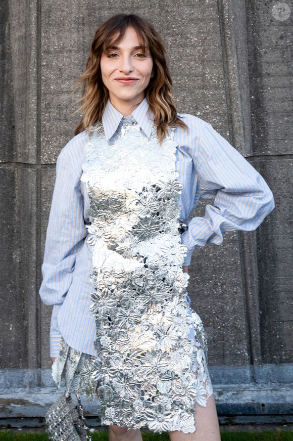 Marie Colomb au photocall du défilé Rabanne Mode Collection Prêt-à-Porter Automne/Hiver 2025-2026 lors de la Fashion Week de Paris (PFW) au siège de l'Unesco, à Paris, France, le 6 mars 2025. © Backgrid USA/Bestimage