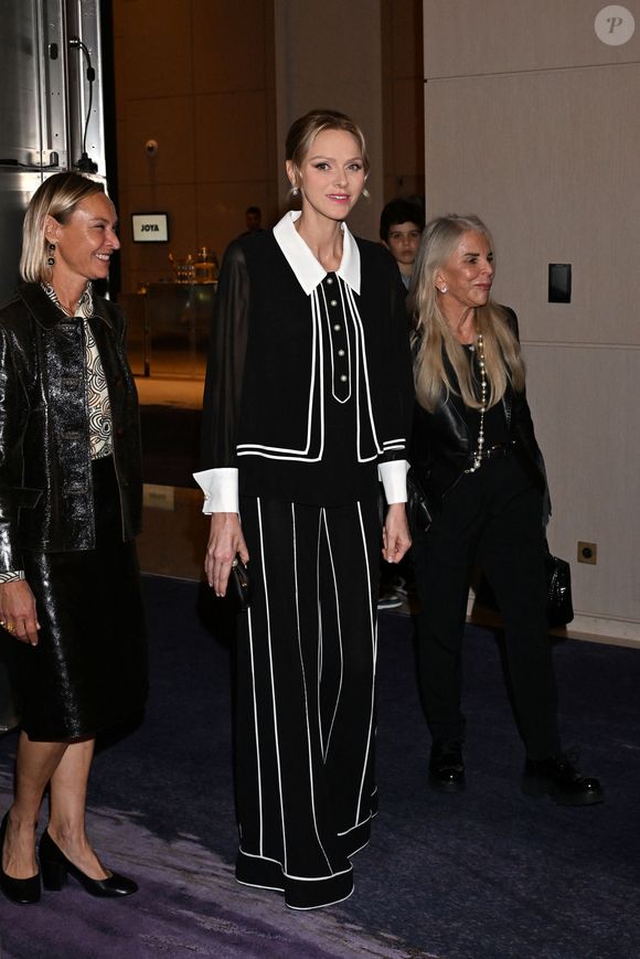 La princesse Charlene de Monaco était présente pour l'ouverture de la seconde édition du salon Joya, un salon international dédié au bijou, au One Monte-Carlo à Monaco, le 13 novembre 2025. © Bruno Bebert / Bestimage