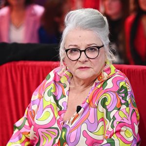Exclusif - Josiane Balasko - Enregistrement de l'émission Vivement dimanche consacrée à l'équipe du Splendid au studio Rive Gauche, presentée par Michel Drucker . © Guillaume Gaffiot / Bestimage