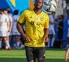 Une entreprise qui est chargée d’établir des relations entre athlètes professionnels et artistes
Louis Saha lors du tournoi de football "UAE All Stars" lors de l’expo universelle Expo Dubaï 2020, à Dubaï, Emirats Arabes Unis, le 8 janvier 2022. © Nicolas Briquet/Bestimage