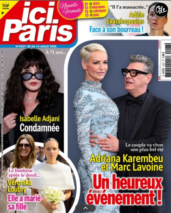 Couverture du magazine Ici Paris