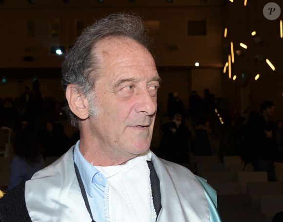 L'acteur français Vincent Lindon reçoit le prix du Master honorifique Arts de la narration à Milan, Italie, le 10 février 2025. © Nick Zonna/IPA via ZUMA Press/Bestimage