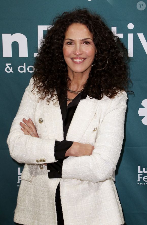 Linda Hardy au photocall de l'ouverture de la 25ème édition du Festival TV de Luchon le 6 février 2025. © Patrick Bernard / Bestimage
