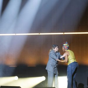 Exclusif - Julie Zenatti et China Moses sur la scène du concert solidaire pour les enfants de la guerre "Ensemble à l'Olympia" à Paris présenté par EliseCare le 10 février 2025

© Jack Tribeca / Pierre Perusseau / Bestimage