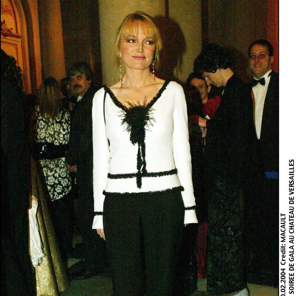 Claude Chirac à la soirée de gala au chateau de Versailles, le 10/02/2004. Crédit Jean Louis Macault / Bestimage