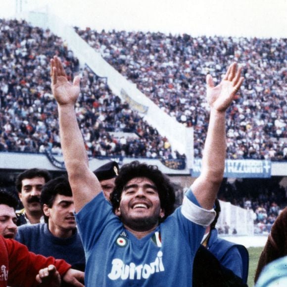Diego Armando Maradona, Naples 1984. Photo par Gennaro Giorgio / AGF Foto / Avalon /Photoshot/ABACAPRESS.COM