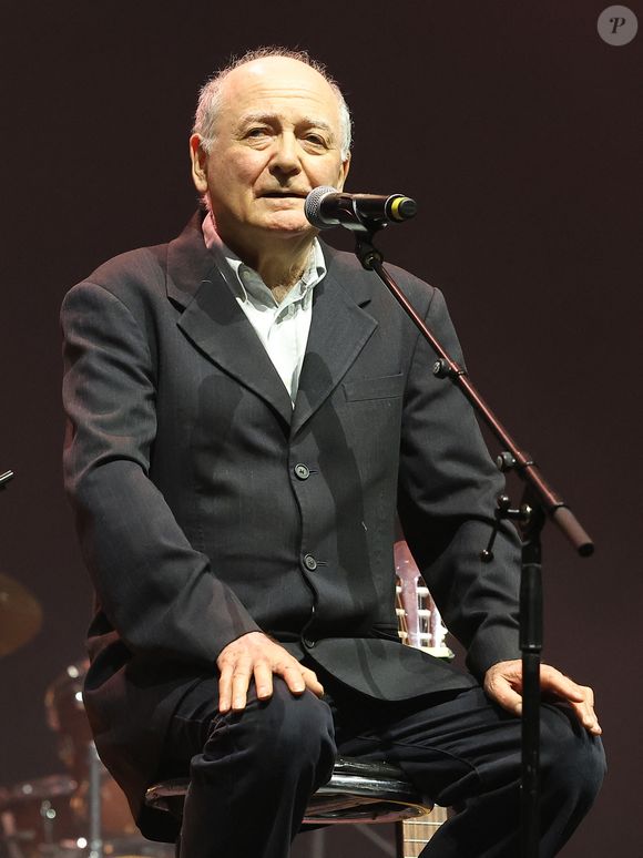 Exclusif - Claude Lemesle - Concert "Et Maintenant", le spectacle hommage à Gilbert Bécaud interprété par Jules Grison avec la participation exceptionnelle de sa fille, Emily Bécaud à l'Olympia, Parisle 17 septembre 2023. 

© Coadic Guirec/Bestimage