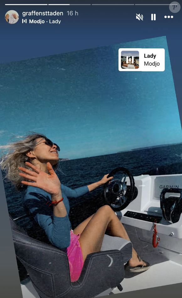 Laurence Graffensttaden a publié des images de ses vacances au Fort de Brégançon sur son sompte Instagram.