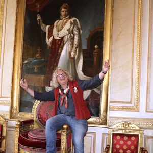 Exclusif - Rendez-vous avec Pierre-Jean Chalençon au Palais Vivienne à Paris. Le 11 octobre 2023 © Cédric Perrin / Bestimage