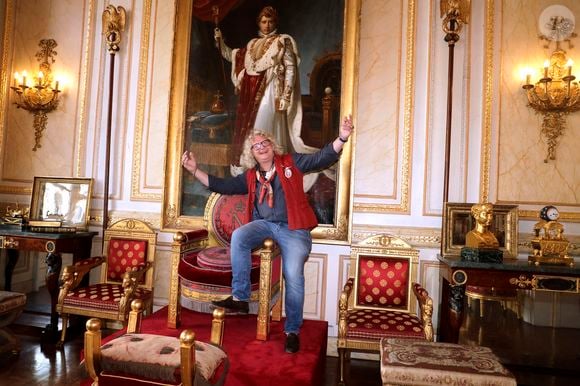 Exclusif - Rendez-vous avec Pierre-Jean Chalençon au Palais Vivienne à Paris. Le 11 octobre 2023 © Cédric Perrin / Bestimage