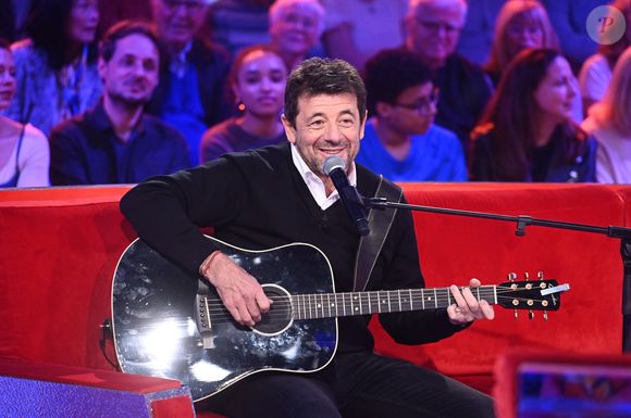 Exclusif - Patrick Bruel lors de l'enregistrement de l'émission "Vivement dimanche" au studio Rive Gauche, présentée par M.Drucker avec une diffusion sur France 3 le 15 mars 2026, à Paris, France, le 4 mars 2026. © Guillaume Gaffiot/Bestimage