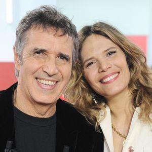 Exclusif - Julien Clerc et sa fille Vanille Clerc - Enregistrement de l'émission Vivement dimanche au studio rive gauche presentée par M. Drucker avec une diffusion sur France 3 le 23 novembre. © Guillaume Gaffiot/Bestimage