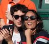 "De la force pour mon Pierre", peut-on lire en légende.
Leïla Kaddour-Boudadi et son compagnon Pierre Guenard dans les tribunes des internationaux de Roland Garros - jour 4 - à Paris, France, le 30 mai 2018. © Cyril Moreau - Dominique Jacovides/Bestimage