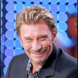 Archives - JOHNNY HALLYDAY sur le plateau de l'émission ' Un Samedi soir avec Laurent Gerra' - 12/10/2005 © Guillaume Gaffiot/Bestimage