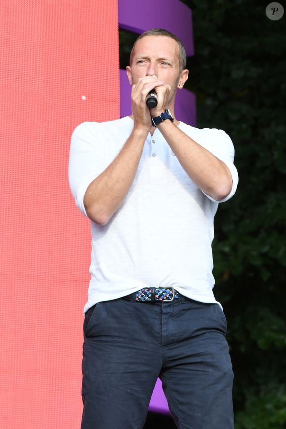 Chris Martin à New York, le 29 septembre 2018.
