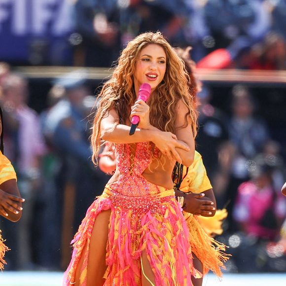 Seul un glucide complexe pourrait compléter ce premier repas idéal.

19 juillet 2026, East Rutherford (New Jersey, États-Unis) – Shakira se produit lors du spectacle de la mi-temps de la finale de la Coupe du monde de la FIFA 2026 opposant l'Espagne à l'Argentine, au New York New Jersey Stadium, à East Rutherford.

Photo : William Volcov / Brazil Photo Press / Bestimage.