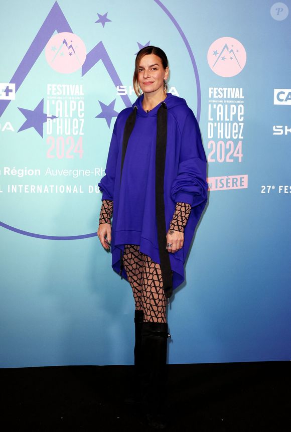 Fauve Hautot au photocall du 27éme Festival International du Film de Comédie de l'Alpe d'Huez, France, le 19 janvier 2024. © Dominique Jacovides/Bestimage