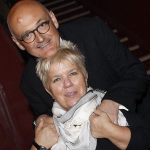 Mimie Mathy et son mari Benoist Gérard - portrait à Paris le 7 mars 2015
