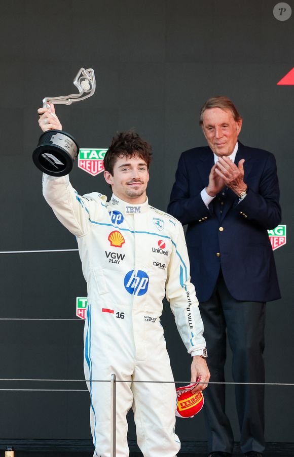 Charles Leclerc lors du Grand Prix de Formule 1 (F1) de Monaco, le 25 mai 2025. © Claudia Albuquerque/Bestimage